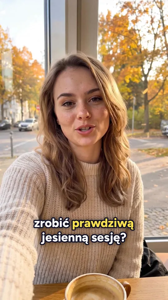 Zwykłe zdjęcie → jesienna sesja zdjęciowa w 30 sekund