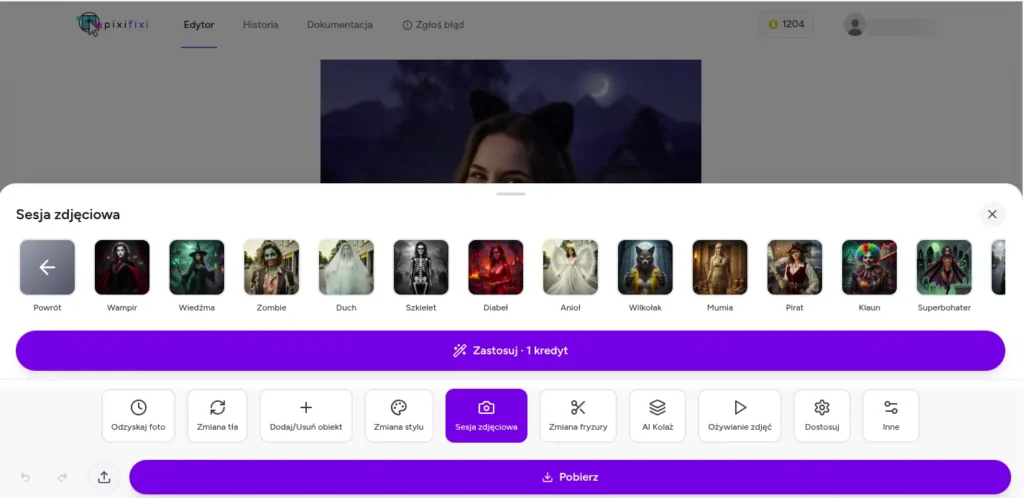 Pomysły na zdjęcie na Halloween