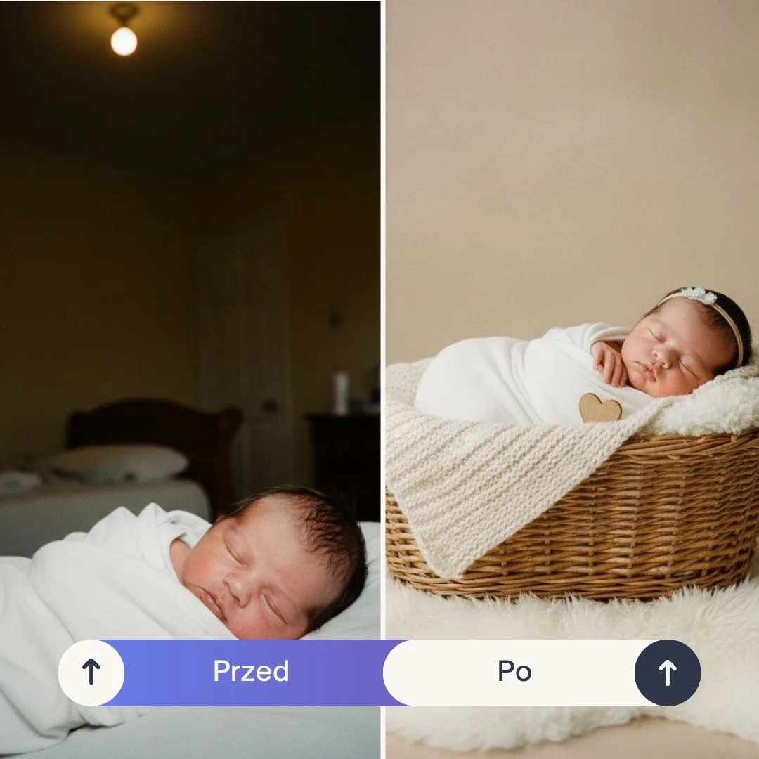 Sesja dziecięca i noworodkowa z AI – pomysły i inspiracje