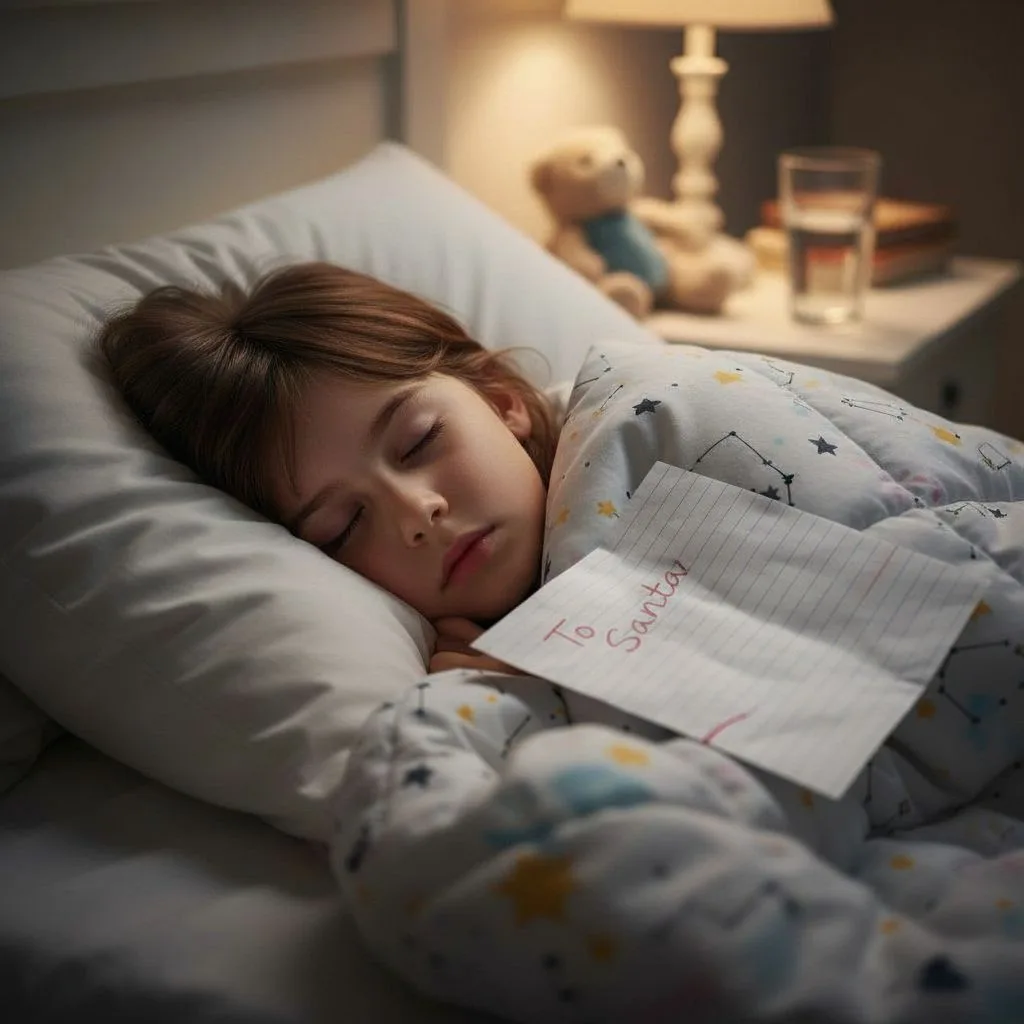 Jak dodać Świętego Mikołaja zabierającego list od dziecka do zdjęcia