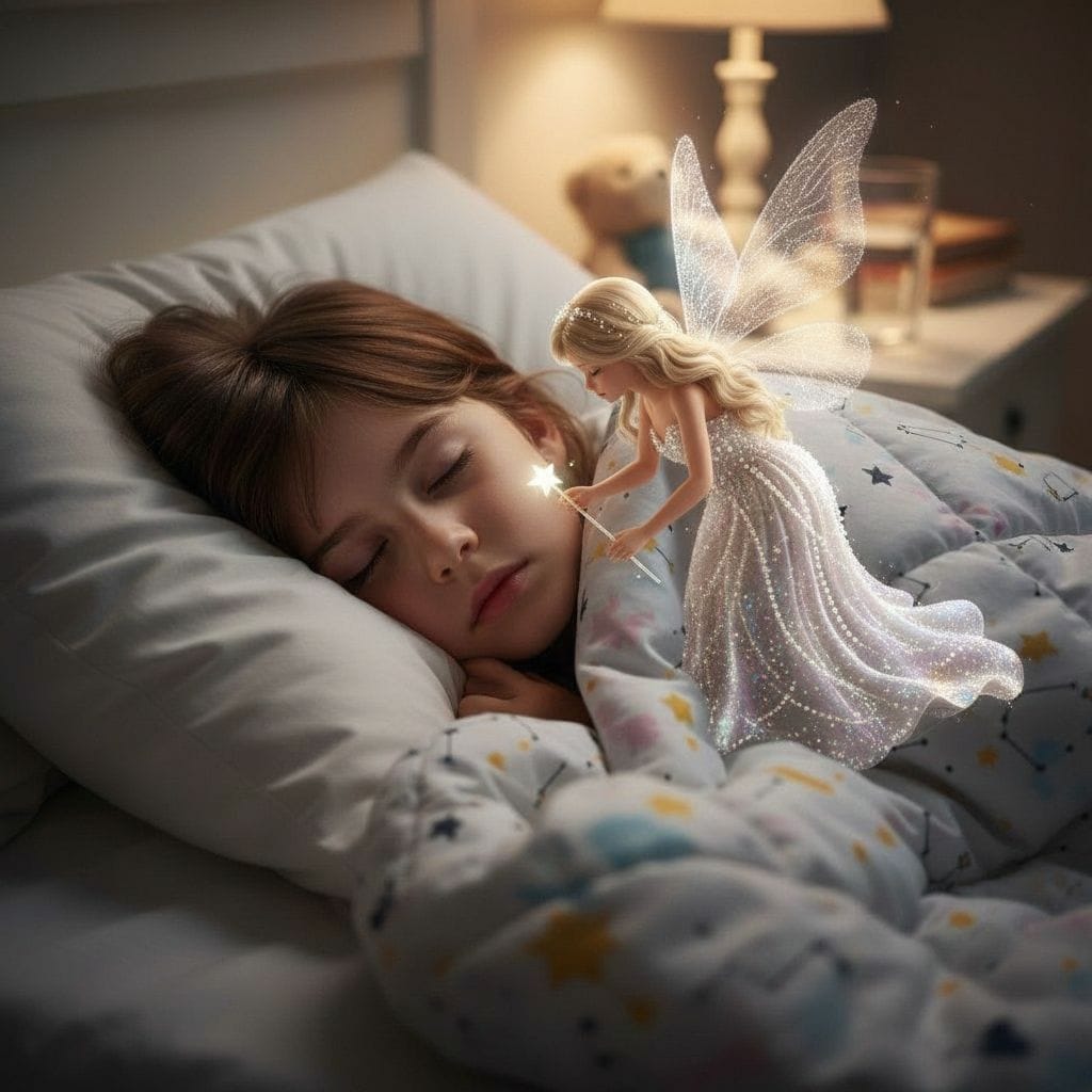 Wróżka zębuszka - wersja z różdżką