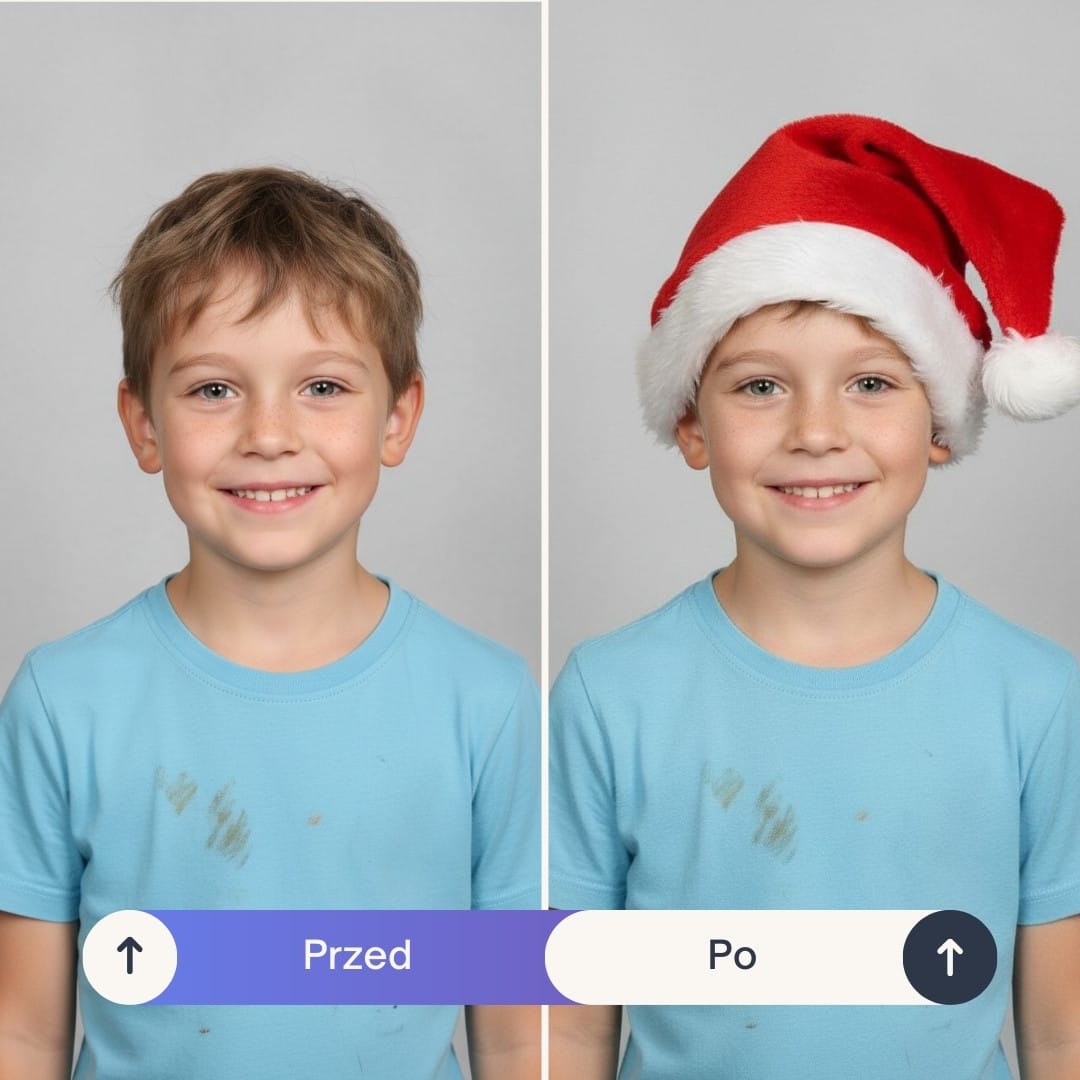 Jak dodać Mikołaja lub czapkę Mikołaja do zdjęcia za pomocą PixiFixi AI?