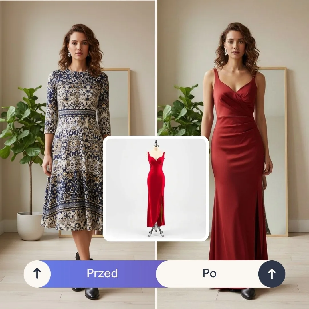 Zmiana ubrania na zdjęciu online - nowa funkcja w PixiFixi AI!