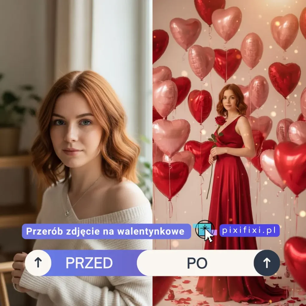 Walentynki 2026 w PixiFixi - przerób zdjęcie w wyjątkową pamiątkę
