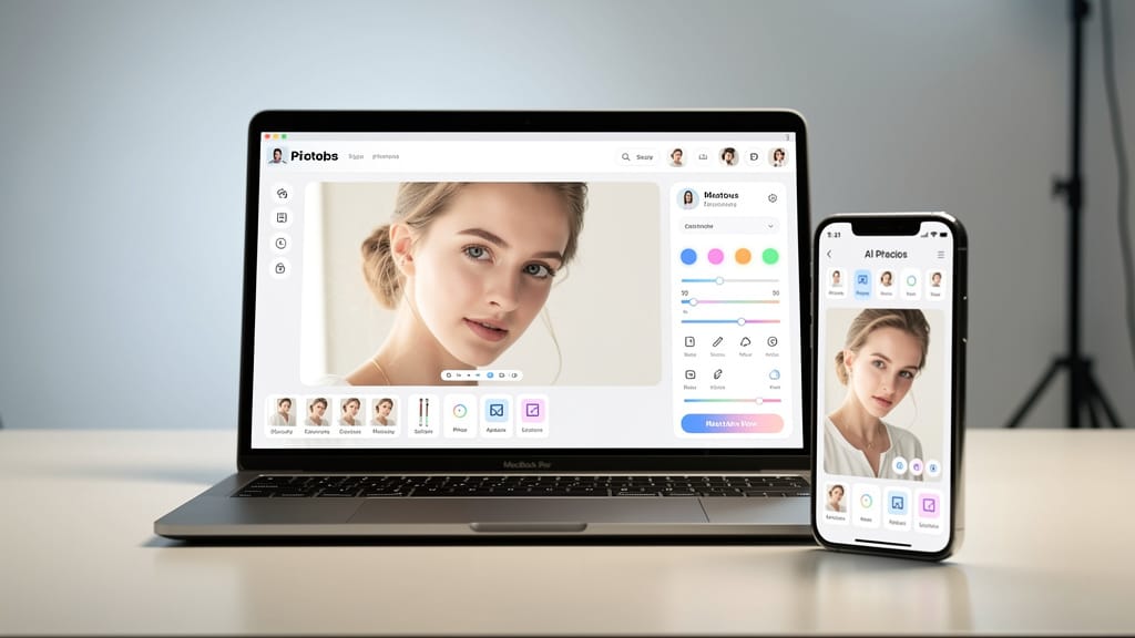 Darmowy edytor zdjęć AI — PixiFixi online w przeglądarce