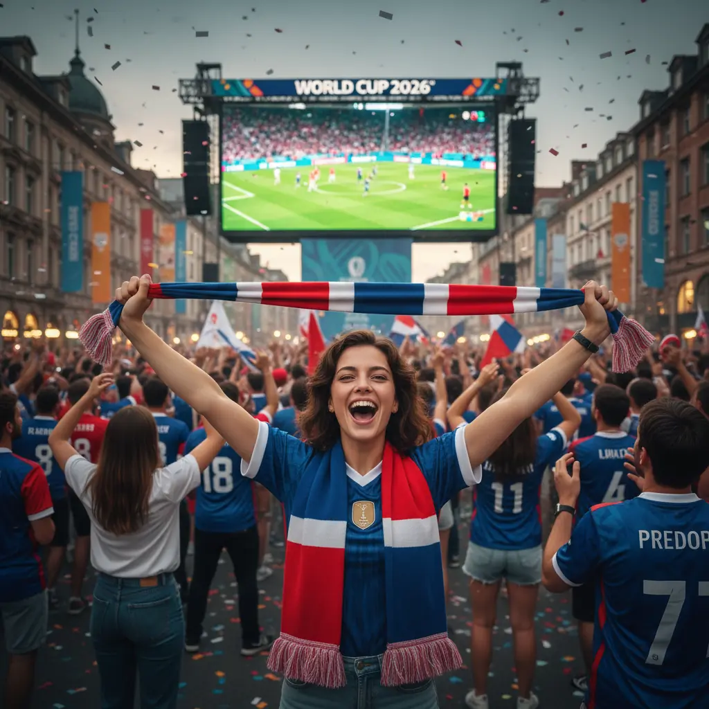 Strefa kibica na Mundialu 2026 — zdjęcie AI